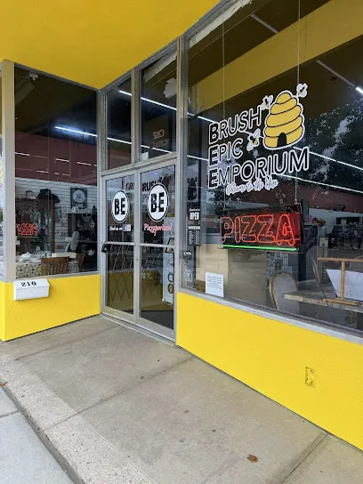 Logo of Brush Emporium and Pizzaporium